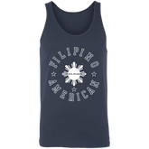 Filipino American White Sun Unisex Cotton Tank Top